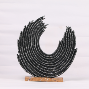 Metal Wave Desktop Sculpture Model: KA5036A